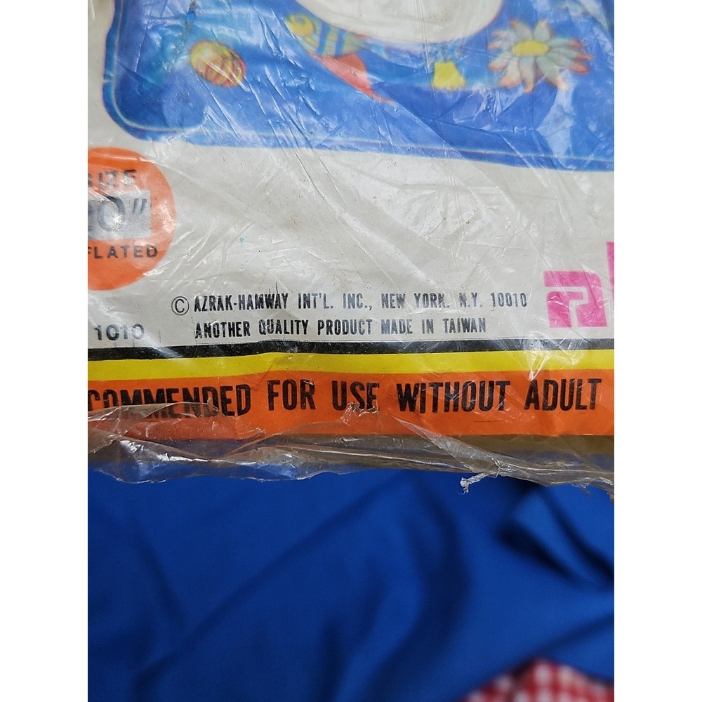 Vintage Kids Pool Floaty Inflatable Swim Ring Sun & Surf Azrak Hamway AHI 1970s - Picture 4 of 6